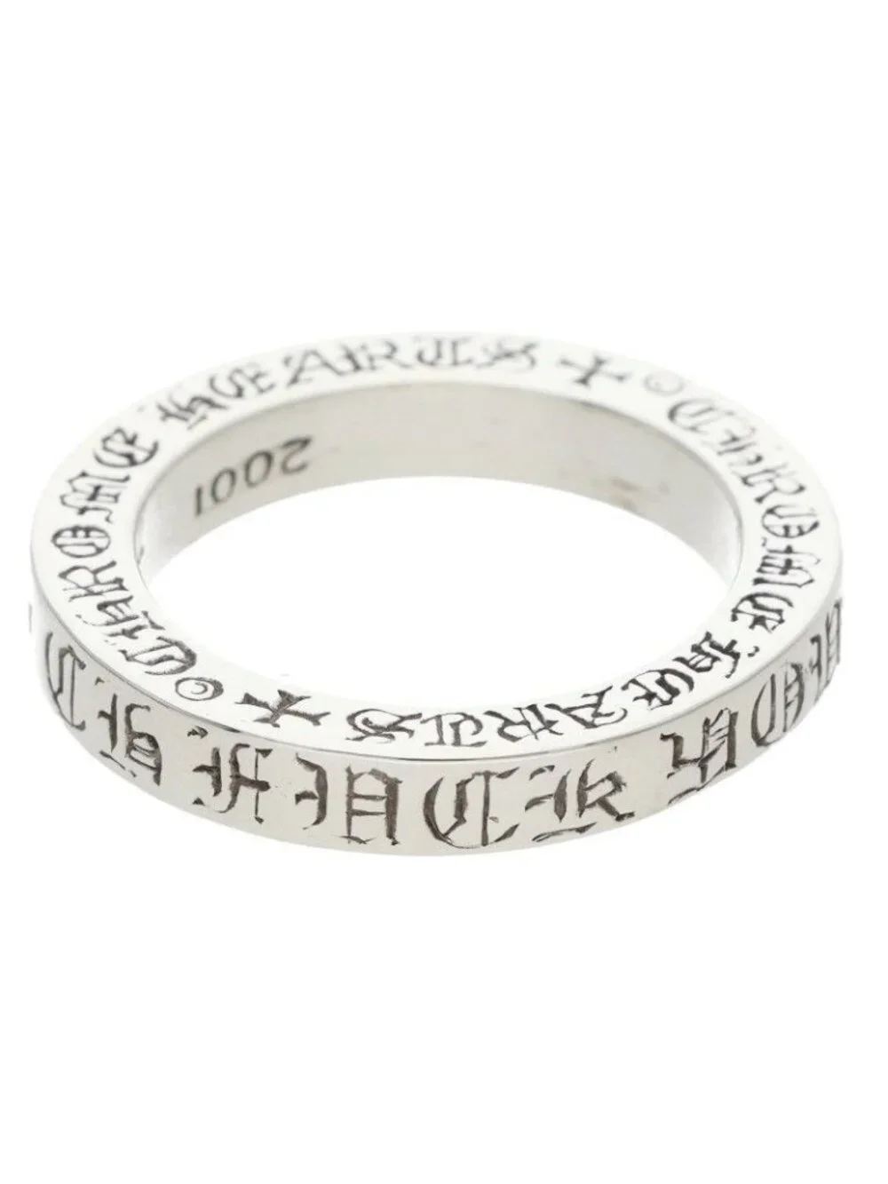 Chrome Hearts Spacer Fckyou Silver Ring